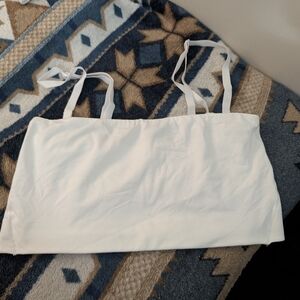 New White Lululemon Bandeau Bra Size 6 Perfect Condition